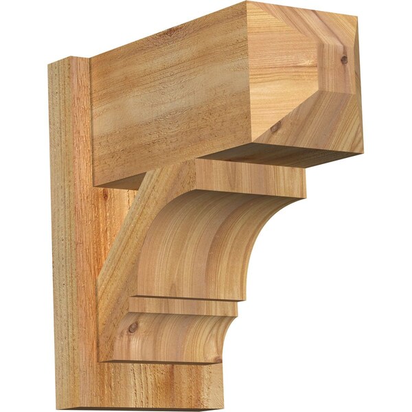 Ekena Millwork Balboa Craftsman Rough Sawn Outlooker, Western Red Cedar, 8"W x 16"D x 16"H OUT08X16X16BOA04RWR - main